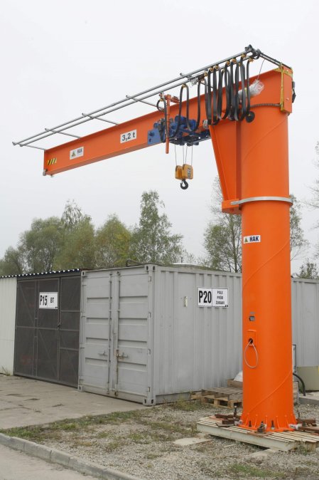 Column-mounted full-rotation jib crane ZSP Q=3,2t