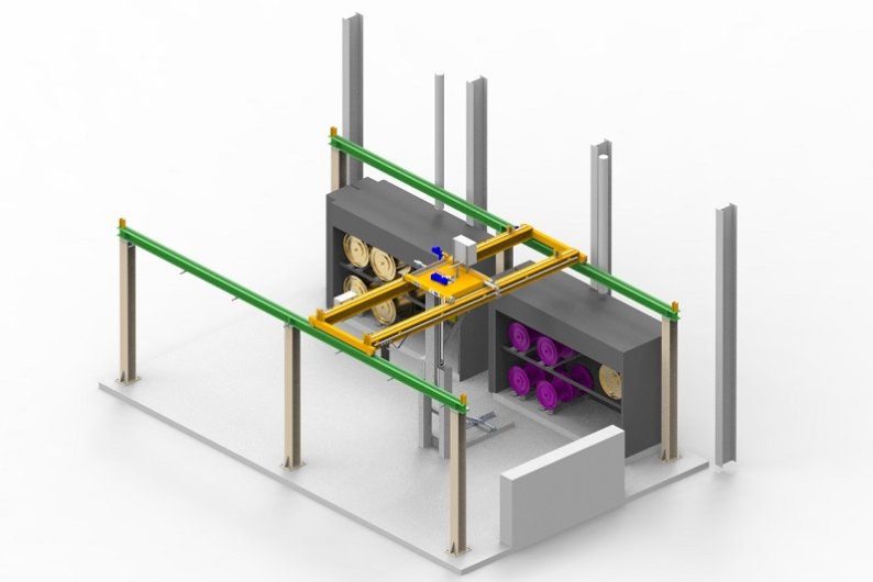 Rotary manipulator for coil transport v2