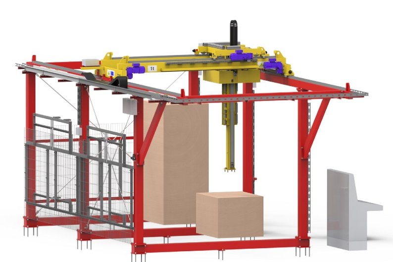 Automatic box stacker