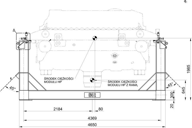 Transport Frame for Generator Modules