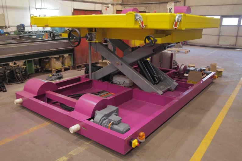 Rail Trolley with Lift