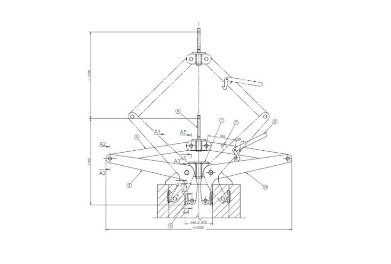 Handle for Transporting Coils