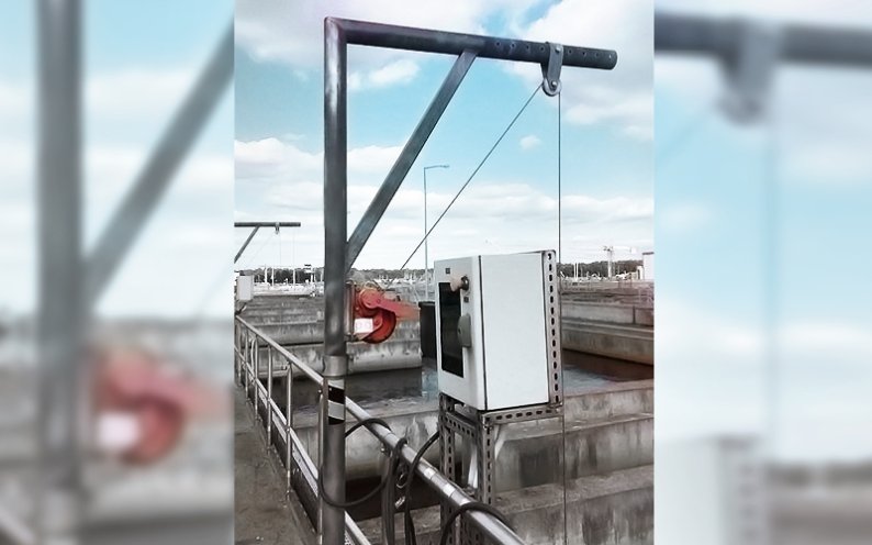 Żurawie ocynkowane do oczyszczalni ścieków
