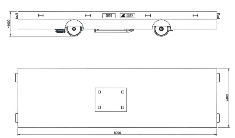 Platforma transportowa z napędem Q=25t