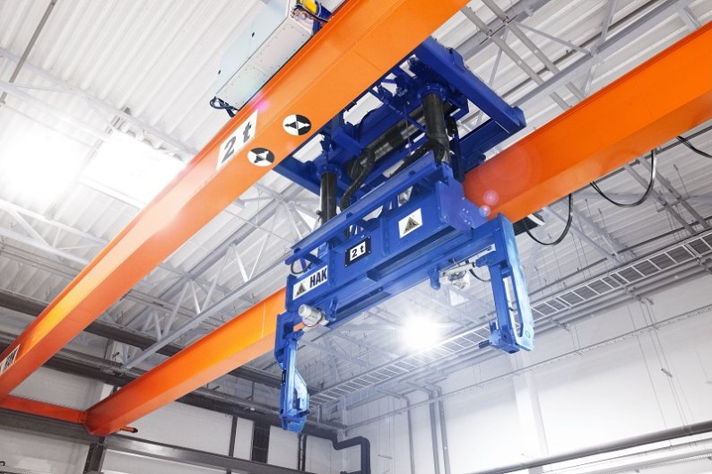 Realizacja - manipulator obrotowy do transportu rolek