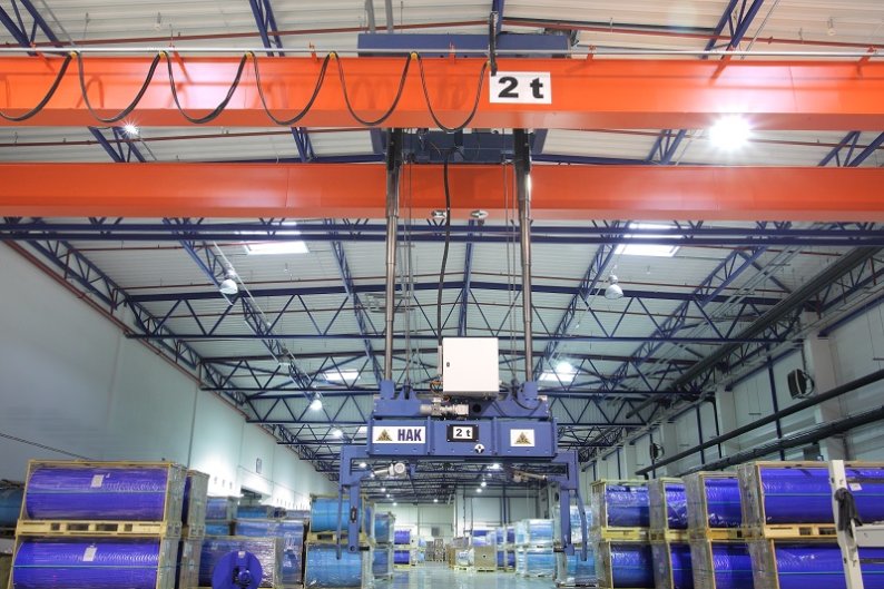 Realizacja - manipulator obrotowy do transportu rolek