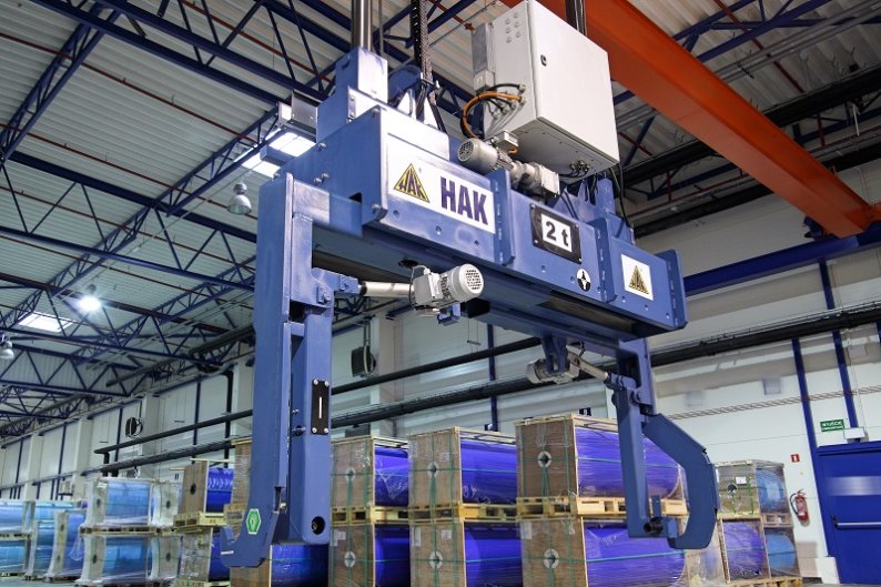 Realizacja - manipulator obrotowy do transportu rolek