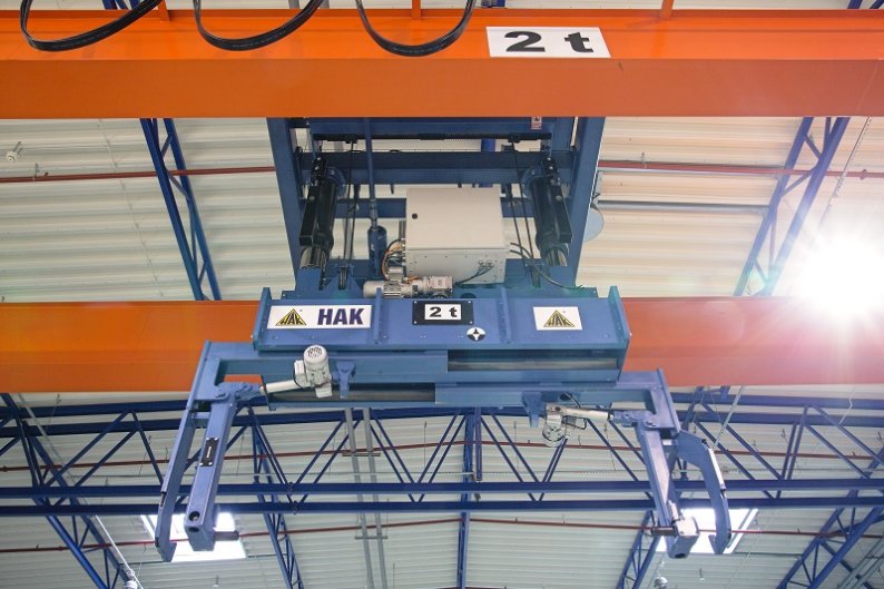 Realizacja - manipulator obrotowy do transportu rolek