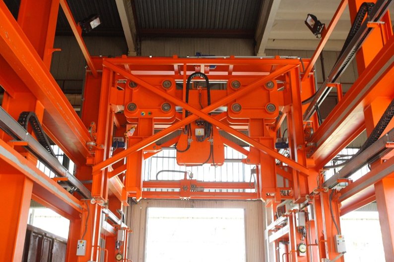 Realizacja - system hydraulicznego prostowania wagonów węglarek