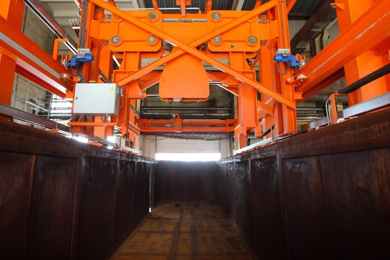 Realizacja - system hydraulicznego prostowania wagonów węglarek