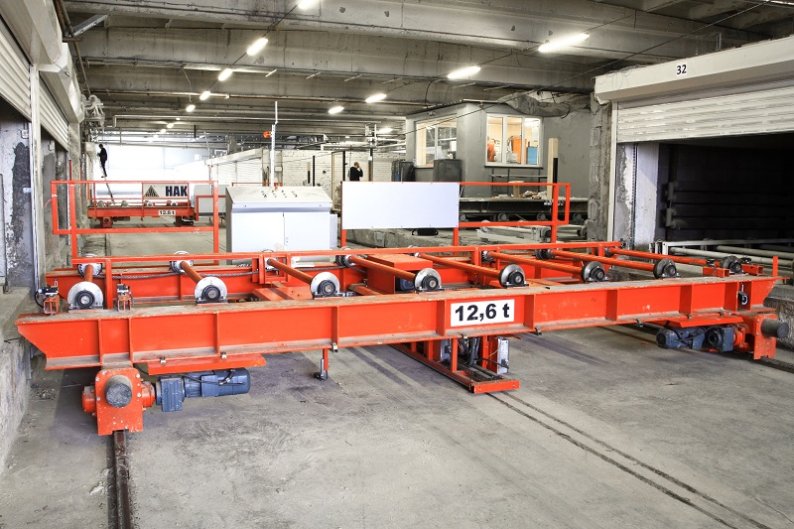 Realizacja - system transportu form odlewniczych
