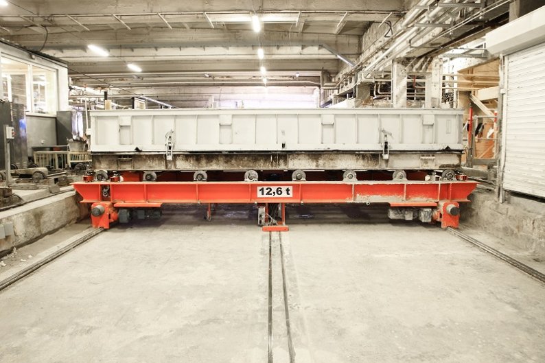 Realizacja - system transportu form odlewniczych