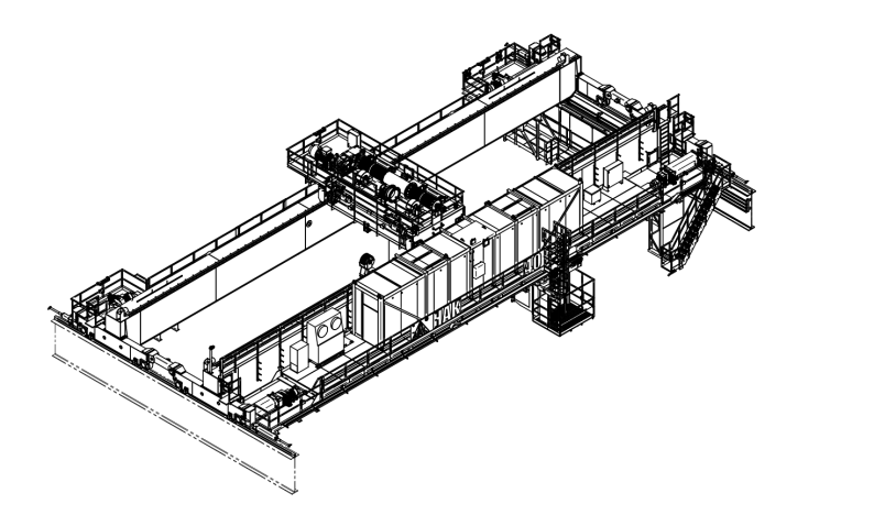 Suwnica magnesowa Q=40t z trawersą