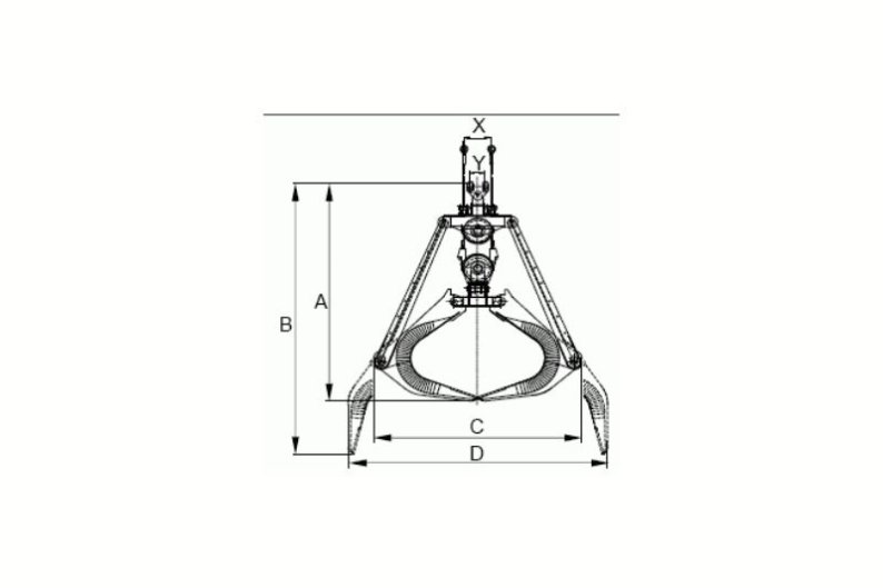 Four-Line Mechanical Grab Model PM4-0.7