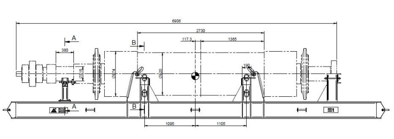 Generator Rotor Transport Frame
