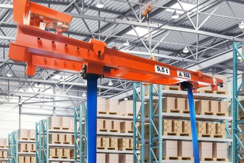 Trawersa do obracania elementów betonowych