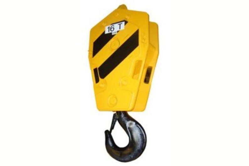 Single sheave long block hook