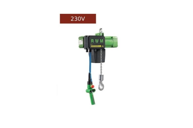 Wciągnik łańcuchowy elektryczny stacjonarny zawieszenie oczkowe F-W-230V 125 – 1000kg