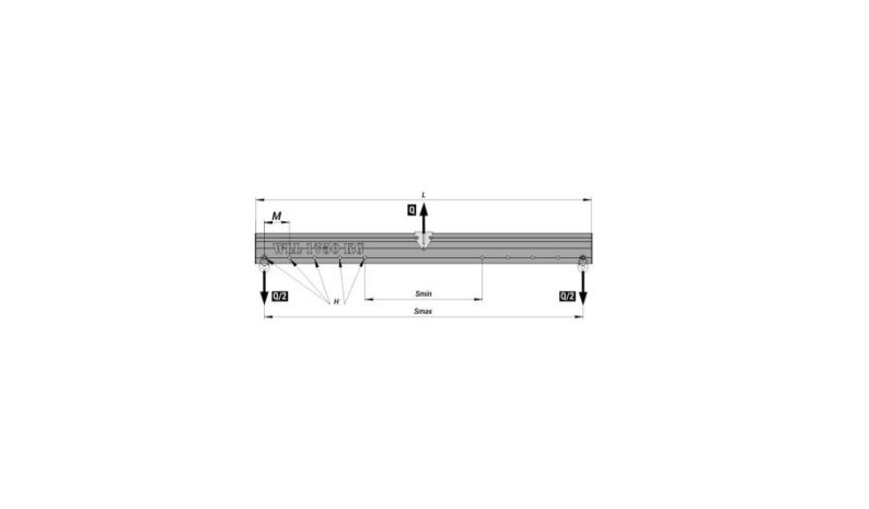Trawersa belkowa lekka aluminiowa ALU-TRA 1500 kg