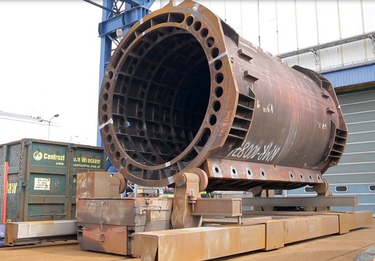 Rail Car for Shot Blasting Chamber