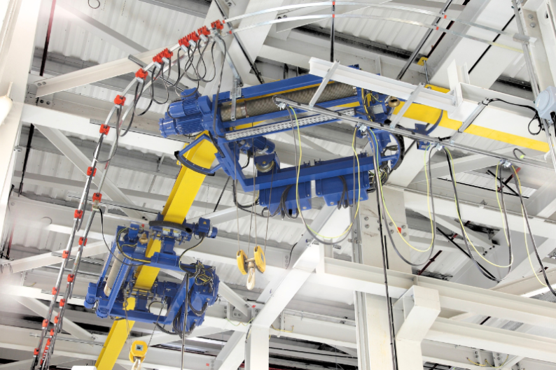 System suwnicowy ATEX z wciągnikami elektrycznymi