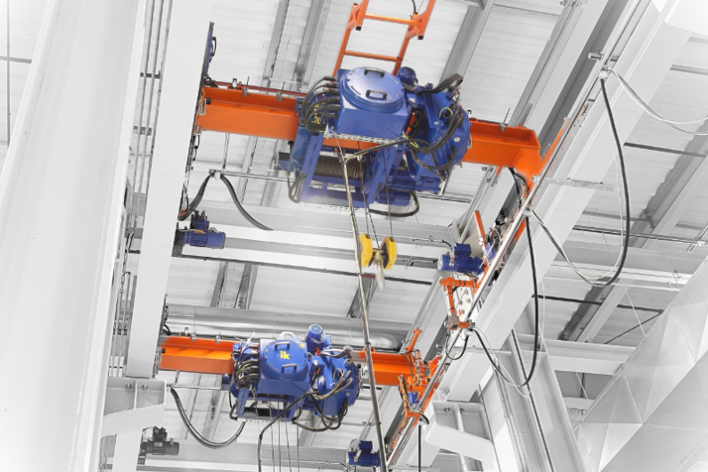 System suwnicowy ATEX z wciągnikami elektrycznymi