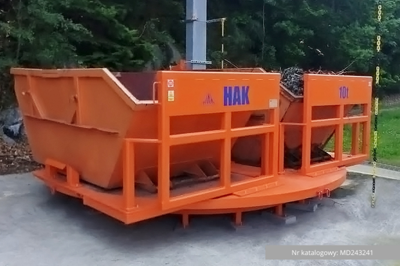 Platforma transportowa do wymiany kontenerów Q=10t