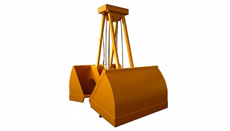 Czerpak mechaniczny dwułupinowy czterolinowy CM4-0,8