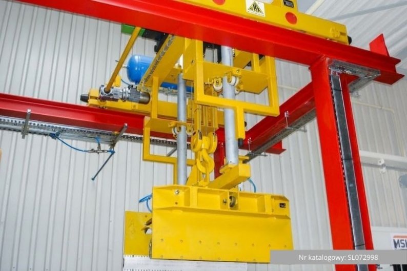 System do transportu bloczków na stanowisku pakowania