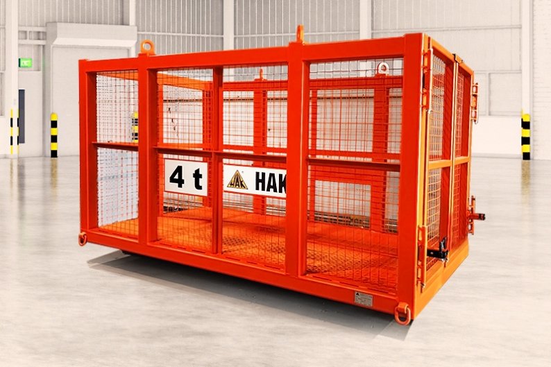 Kosz do transportu materiałów budowlanych