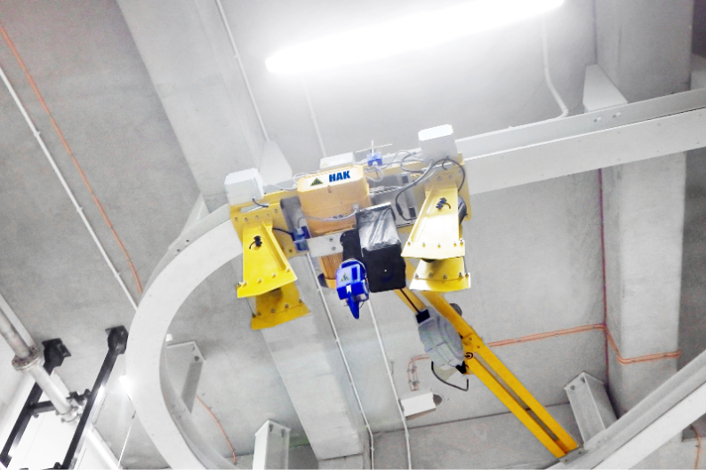 Wyposażenie do obsługi linii technologicznej do produkcji czystej