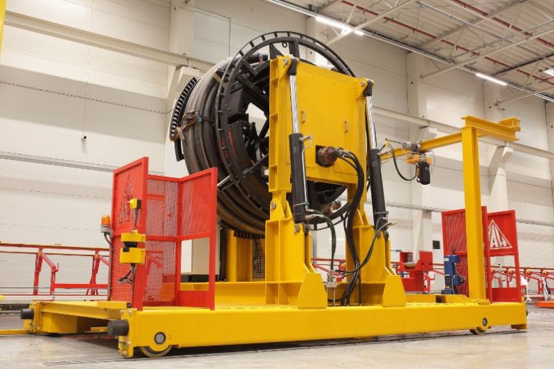 Zwijarka do zwojów cięgien stalowych