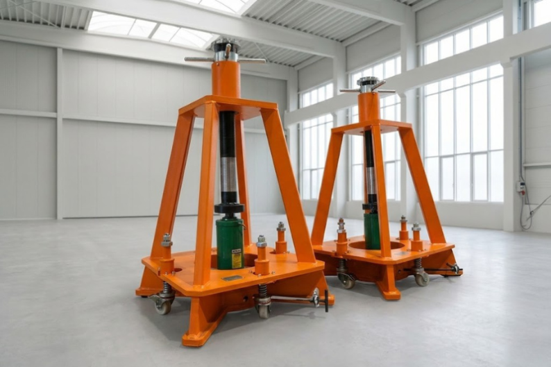 Mobilna podpora z hydrauliczną regulacją wysokości