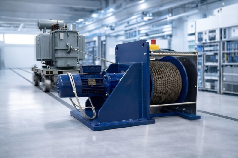 Horizontal rope puller