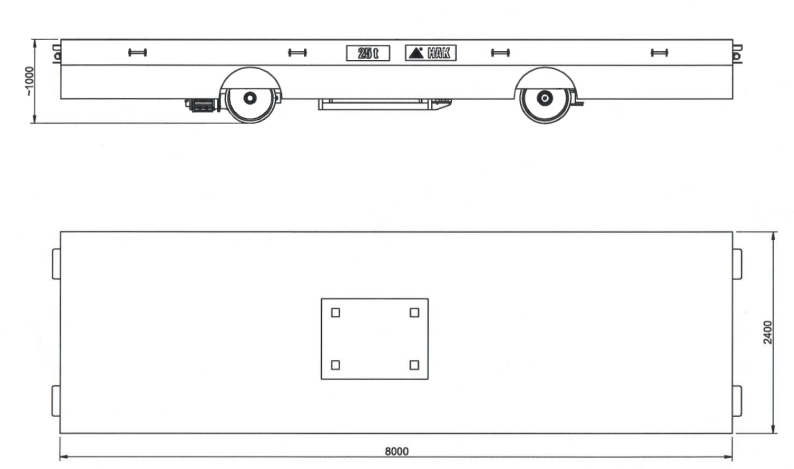 Platforma transportowa z napędem Q=25t