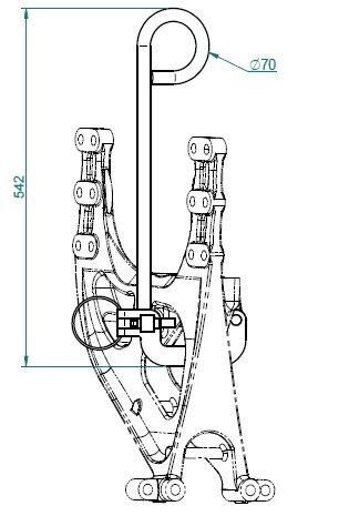 Handle for Transporting Frame Components