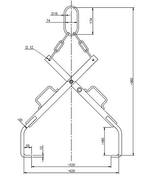 Pincer handle for transporting wheels