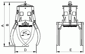 Chwytaki specjalne elektro-hydrauliczne PEH-101