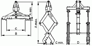 Chwytaki specjalne mechaniczne PMS-302