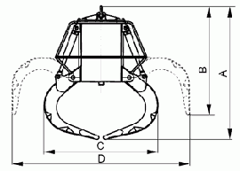 Electro-Hydraulic Amphibious Grab Model PEA-1.1