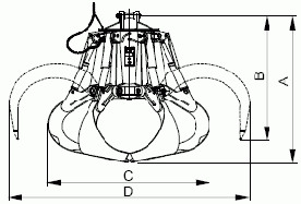 Electro-Hydraulic Grab Model P-3N