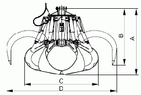 Electro-Hydraulic Grab Model P-3.5