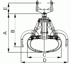 Hydraulic Grab Model PNA-0.7