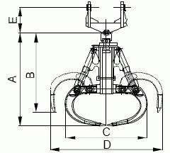 Hydraulic Grab Model PNA-1.8