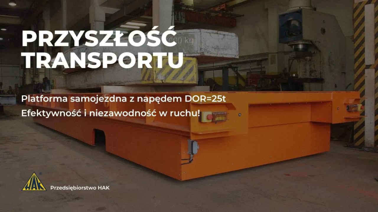 Platforma samojezdna z napędem 