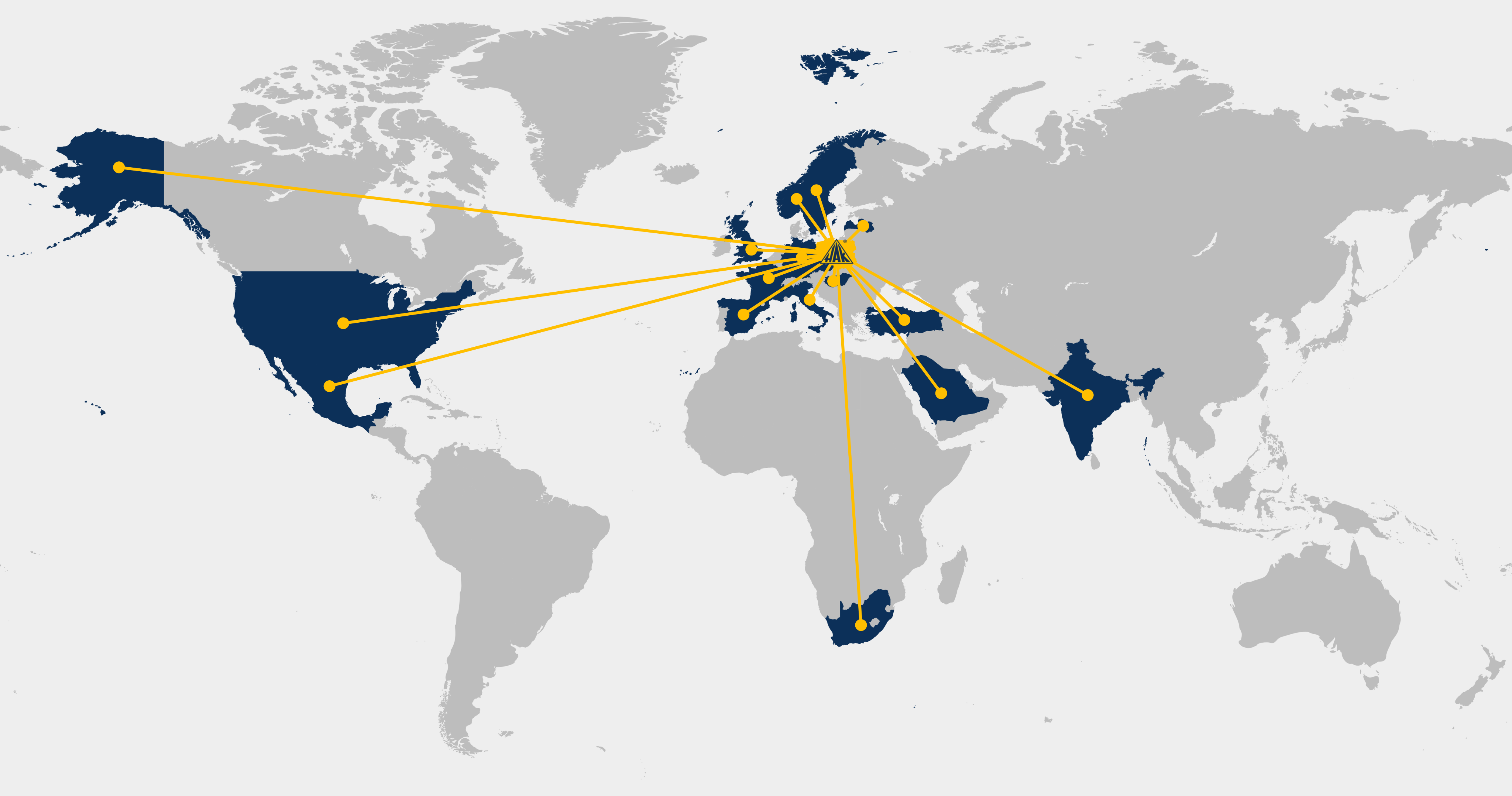 Dark Blue Map